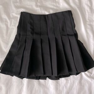Black pleated skirt from SHEIN